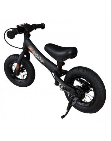 Bike Star juodas balansinis dviratukas mazam vaikui