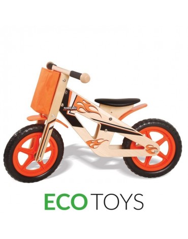 EcoToys medinis balansinis dviratukas 